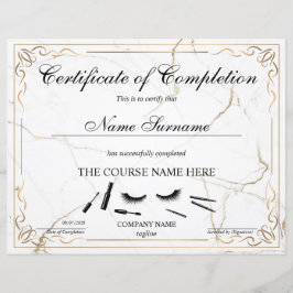 Utdelningskurs för intyg om slutförande