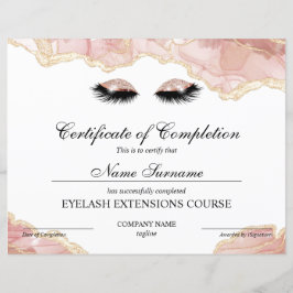 Utdelningskurs för intyg om slutförande