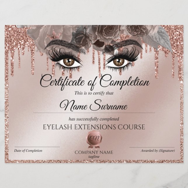 Utdelningskurs för intyg om slutförande (Framsida)