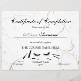 Utdelningskurs för intyg om slutförande