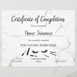 Utdelningskurs för intyg om slutförande