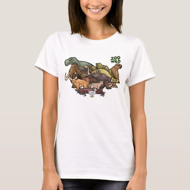 Utdöda djur tee (Framsida)