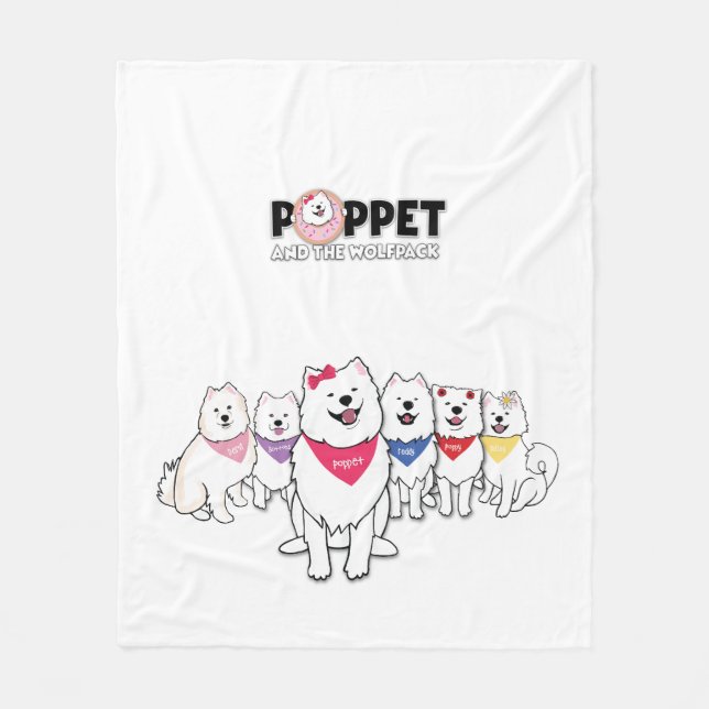 Utdrag och gäng fleecefilt (Framsidan)