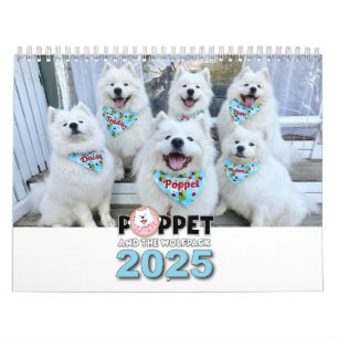 Utdrag och Wolfpack 2-sidkalender Kalender