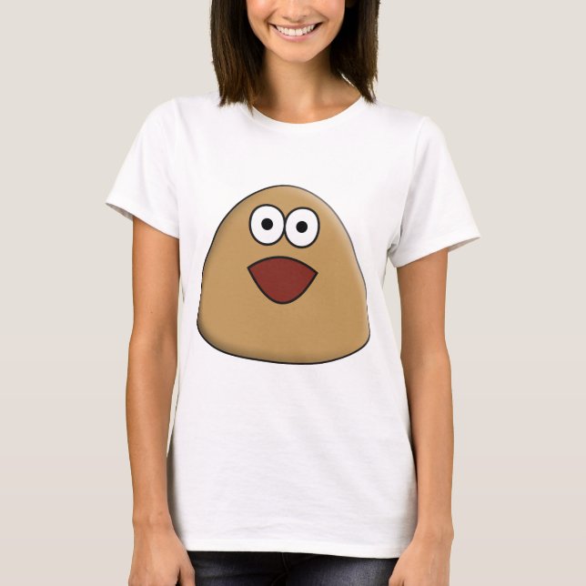 Utdragen Pou - T-Shirt (Framsida)