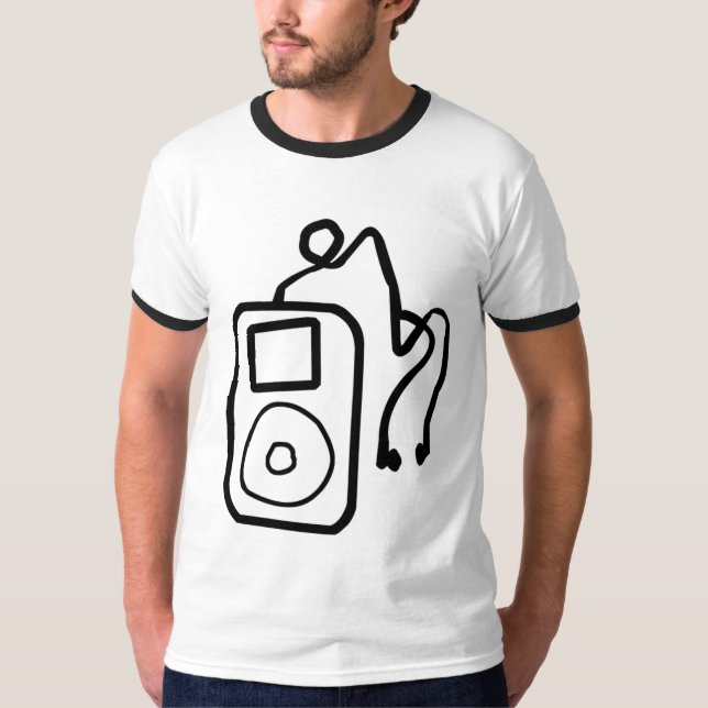 Utdragen skjorta för Tshirt för iPod Tee Shirt (Framsida)