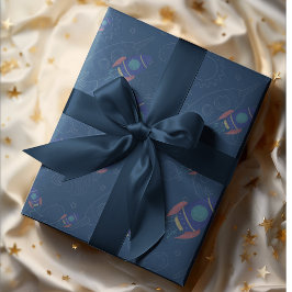 Ute i rymden tema presentpapper