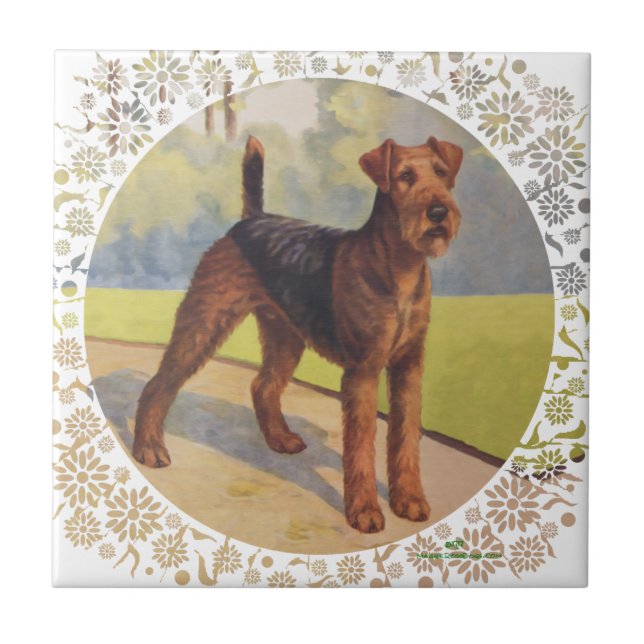 Ute på golfbanan kakelplatta (Framsidan)