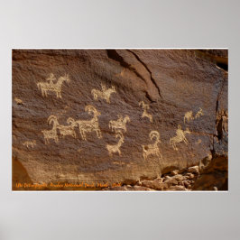 Ute Petroglyphs Poster