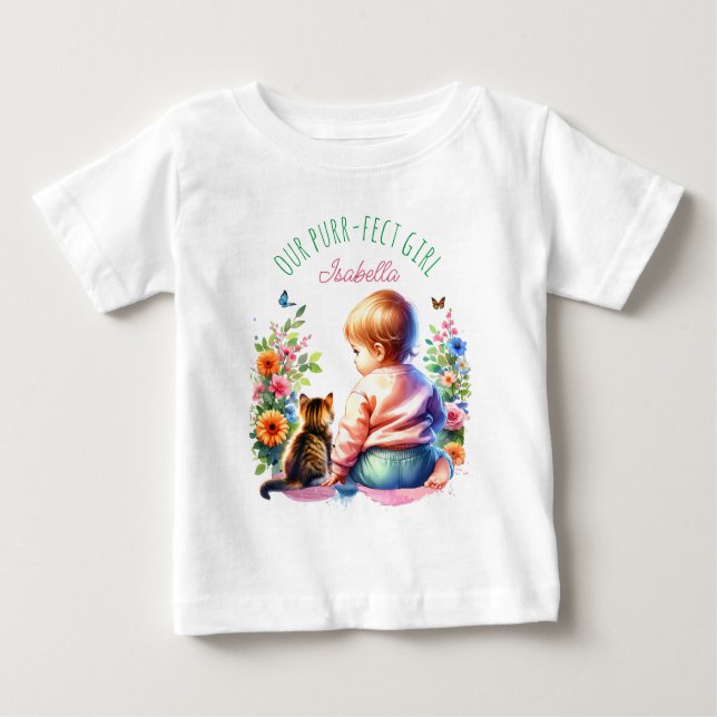 Ute PurrFect Girl | PERSONLIG T Shirt (Framsida)