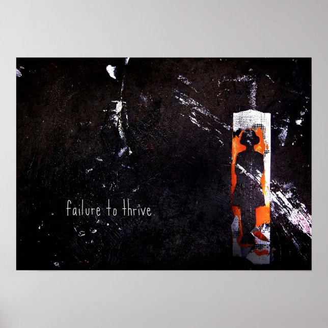 utebliven blomstring poster (Framsidan)