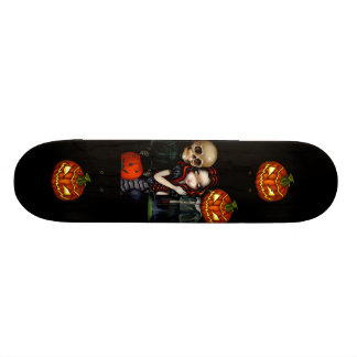 Utebliven eller behandlad - Halloween Skateboard Bräda 20,5 Cm