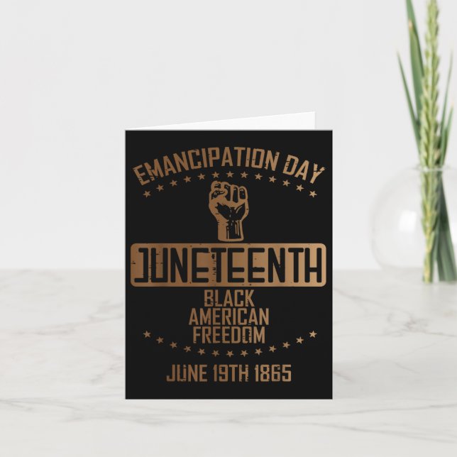 Utelämnande den 19 juni 1865 Manar Wo Kort (Framsida)