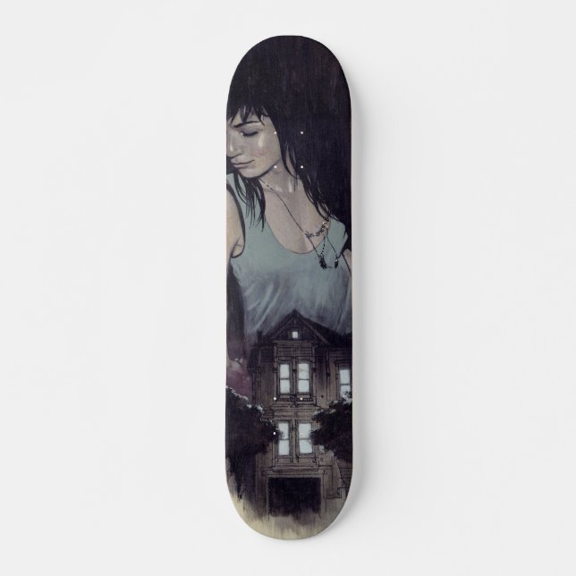 Utelivskridsko Skateboard Bräda 21,5 Cm (Framsida)