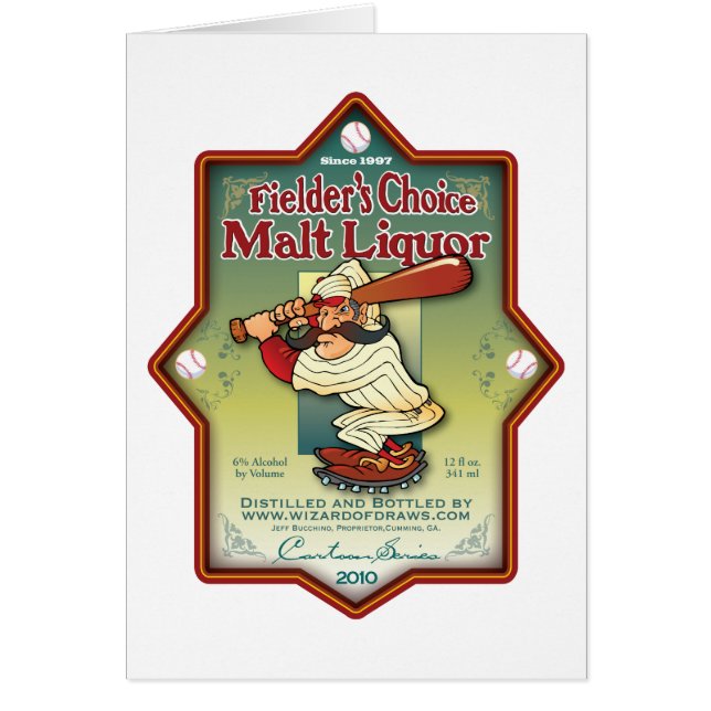 Uteman prima Maltstarksprit Hälsningskort (Framsidan)