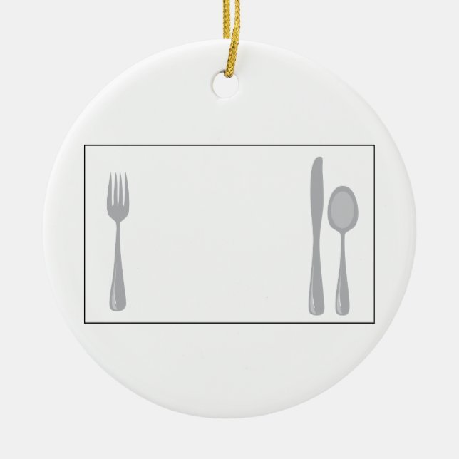 Utensider Julgransprydnad Keramik (Framsidan)