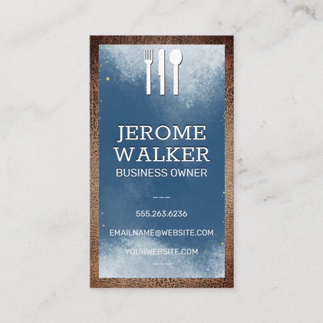 Utensil Logotyp | Kultur Visitkort (Framsida)