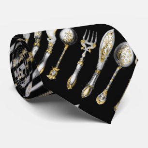 Utensils för kockbestickkök slips