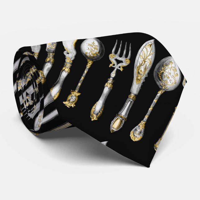 Utensils för kockbestickkök slips (Rullad)