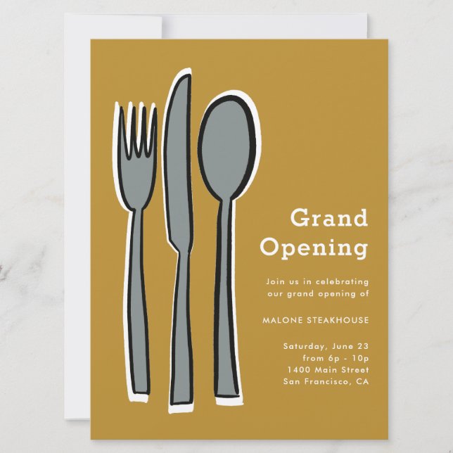 Utensils Grand Open Call (Framsida)