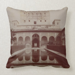 Uteplats de los Arrayanes, Alhambra, c.1875-80 Kudde
