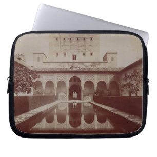 Uteplats de los Arrayanes, Alhambra, c.1875-80 Laptop Sleeve
