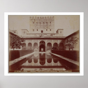 Uteplats de los Arrayanes, Alhambra, c.1875-80 Poster
