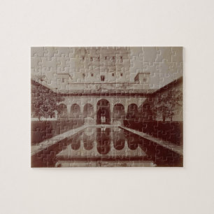 Uteplats de los Arrayanes, Alhambra, c.1875-80 Pussel