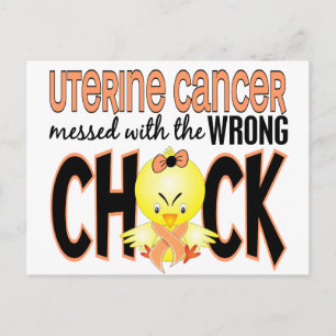 Uterin cancer med fel Chick Vykort