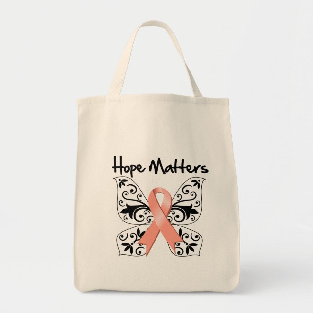 Uterine Cancer Hope Matters Tygkasse (Framsidan)