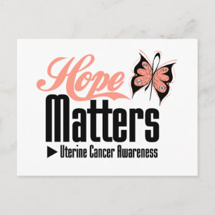 Uterine Cancer HOPE MATTERS Vykort