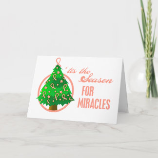 Uterine Cancer jul Miracles Helgkort