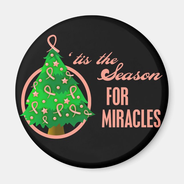 Uterine Cancer jul Miracles Magnet (Framsidan)