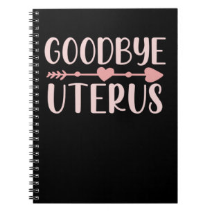 Uterus-borttagning av kirurgiskt ingrepp i hystere anteckningsbok