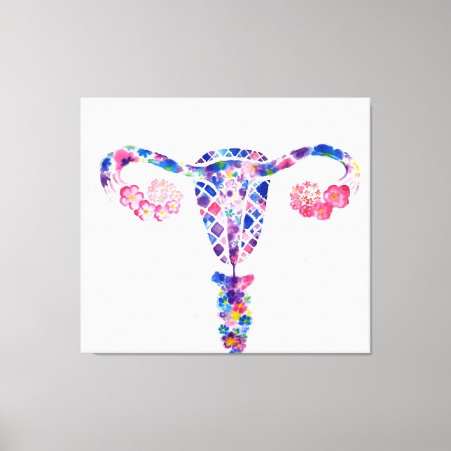 Uterus Canvastryck (Framsida)