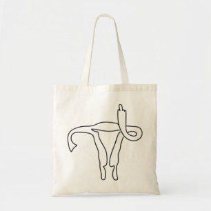 UTERUS MIDDLE FINGER CUSTOMIZABLE ADD OWN PHRASE TYGKASSE