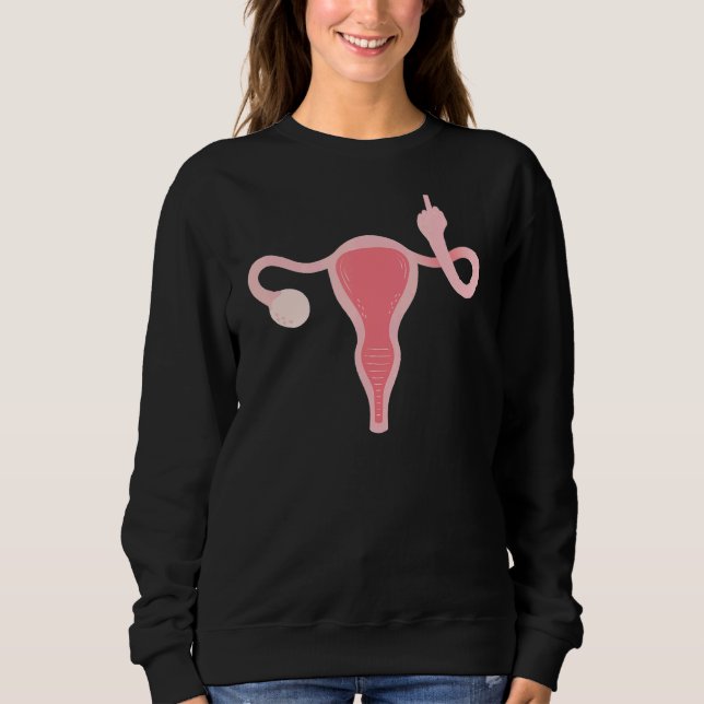 Uterus Min kropp mitt val proffs Väljer feministis T Shirt (Framsida)