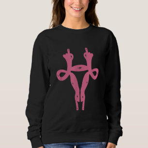 Uterus Mitten Finger Funny Pro-Choice & Feminist T Shirt