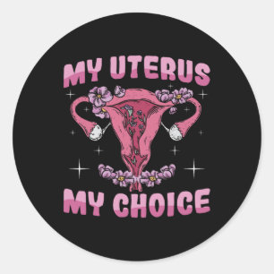 Uterus My Choice Ovarius Uterus Surgery Hysterecto Runt Klistermärke