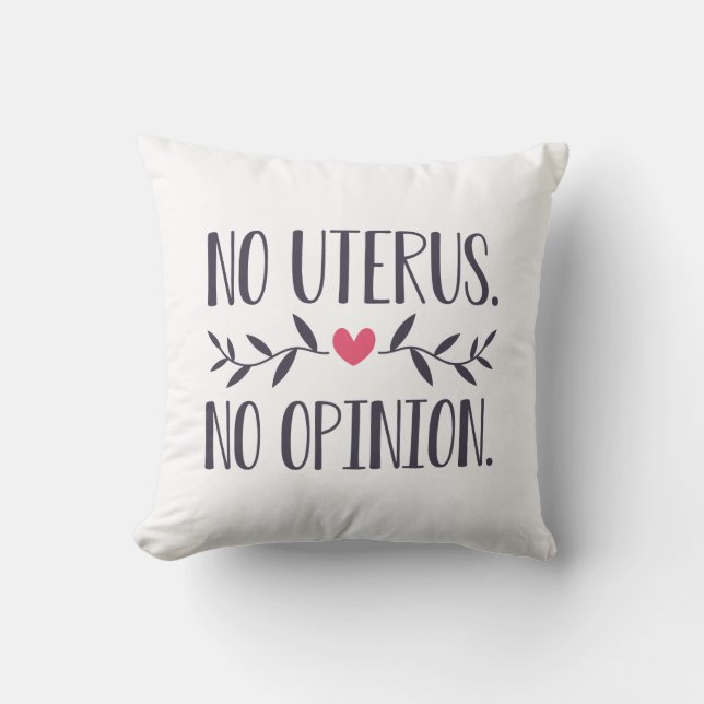 Uterus No. Opinion Kudde (Framsida)