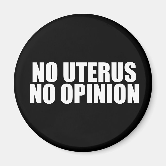 Uterus No. Opinion Magnet (Framsidan)