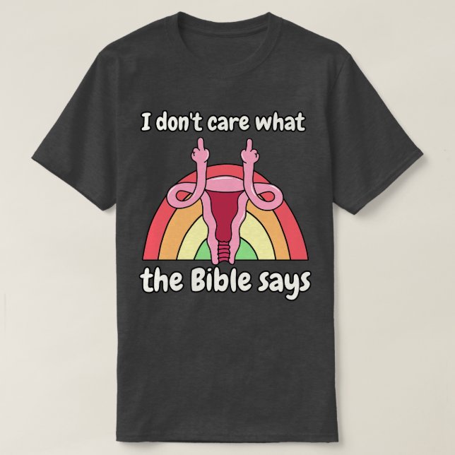 Uterus Womens Högers T Shirt (Design framsida)