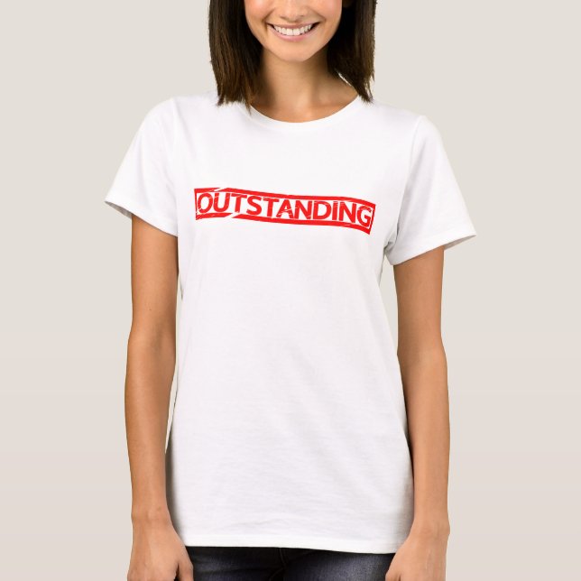 Utestående Frimärke T Shirt (Framsida)