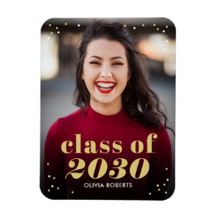 Utestående klass EDITABLE FÄRG Studenten Magnet