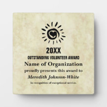 Utestående volontärtjänst för årets pris