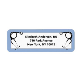 Utexamen från sjuksköterskeutbildning returadress etikett