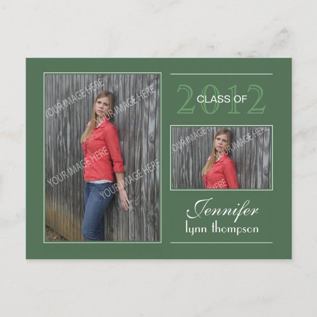 Utexamens öppen hus-kort meddelande vykort (Framsida)