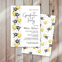 Utexamensfesthattar med ballonger