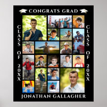 Utexamensfoto Collage Grattis till examen