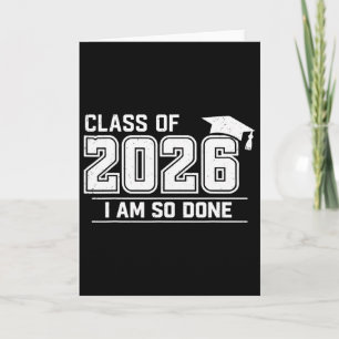Utexamensklass 2026 Mamma för kvinnor Kort